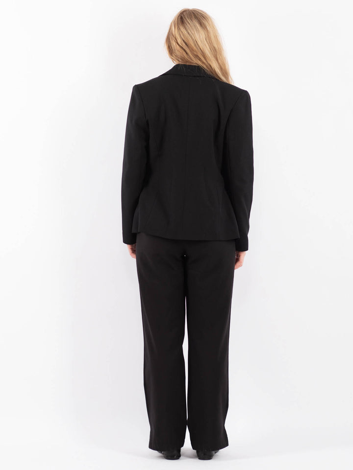 Vintage 90's Women Pantsuit in Black