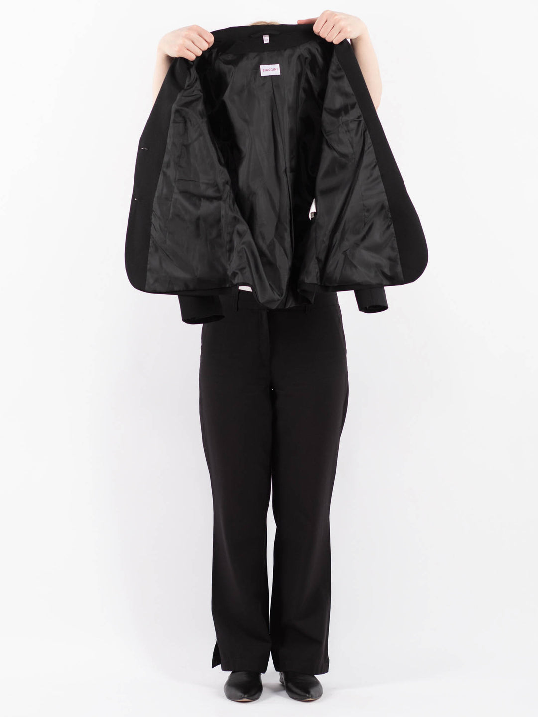 Vintage 90's Women Pantsuit in Black