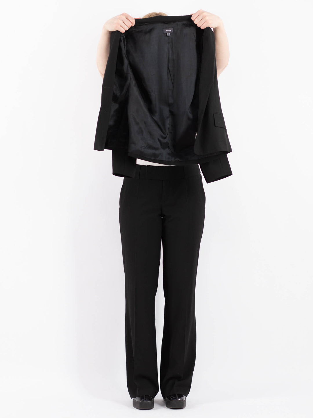 Vintage 90's Women Pantsuit in Black