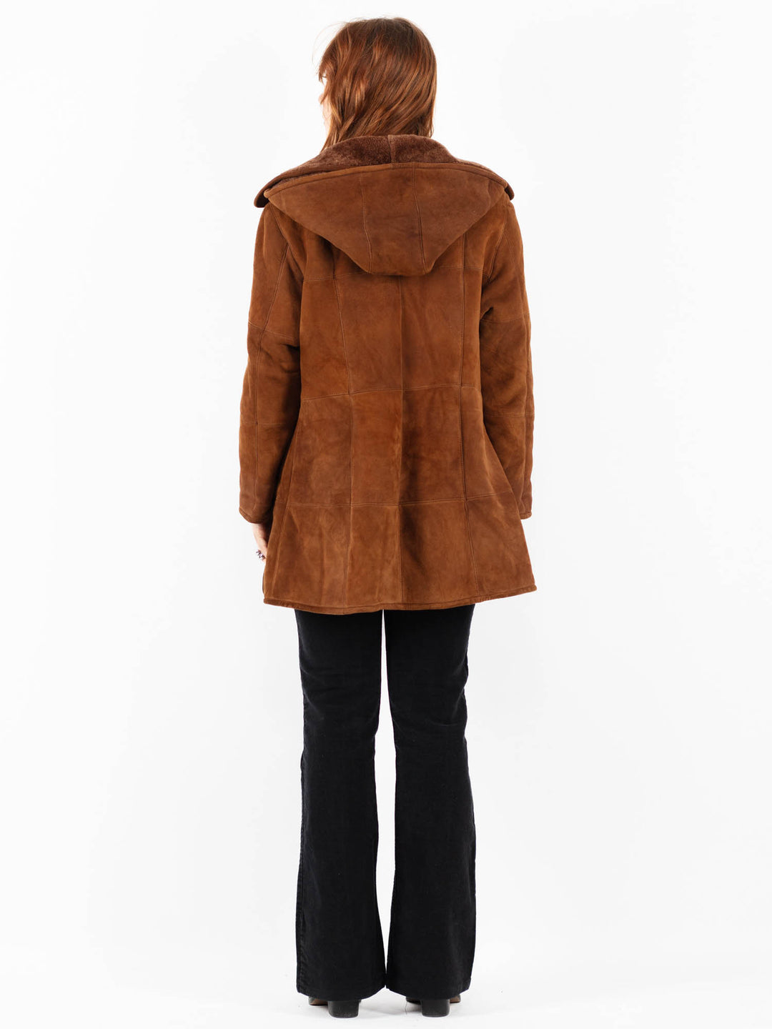 Vintage 90's Women Sheepskin in BrownV9817