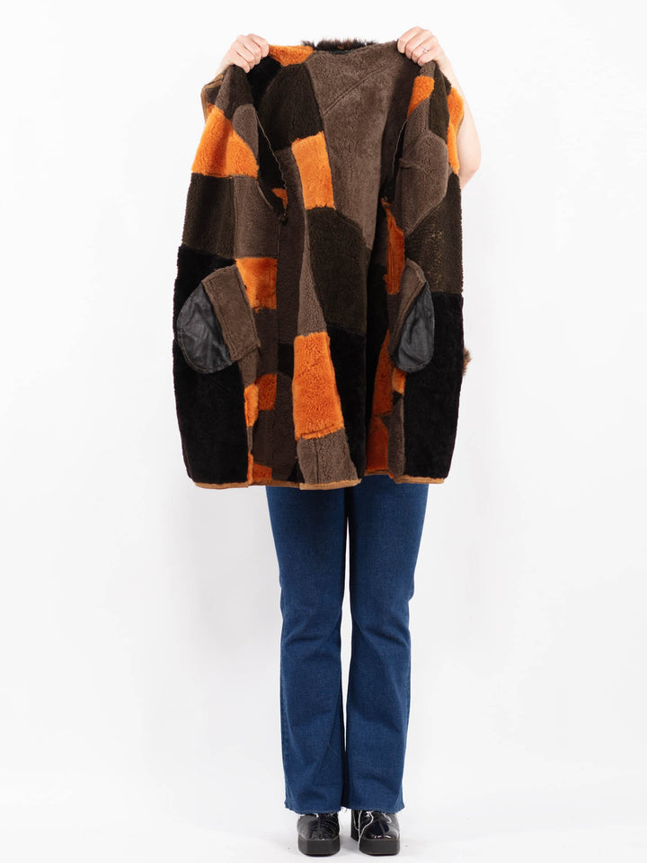 Vintage 90's Women Sheepskin in BrownA0485