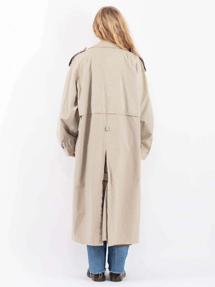 Vintage 90's Women Trench Coat in BeigeV9448