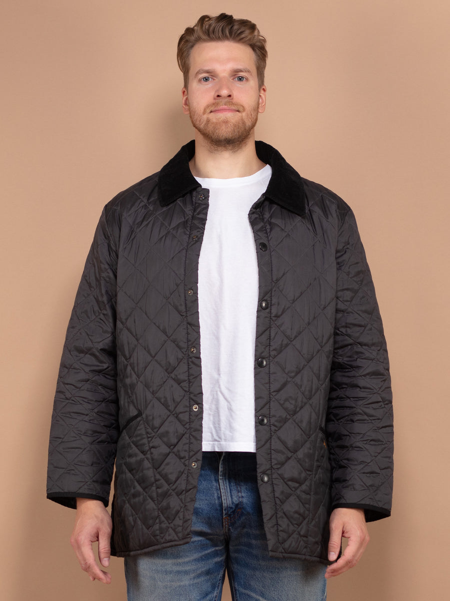 Barbour long hot sale jacket mens