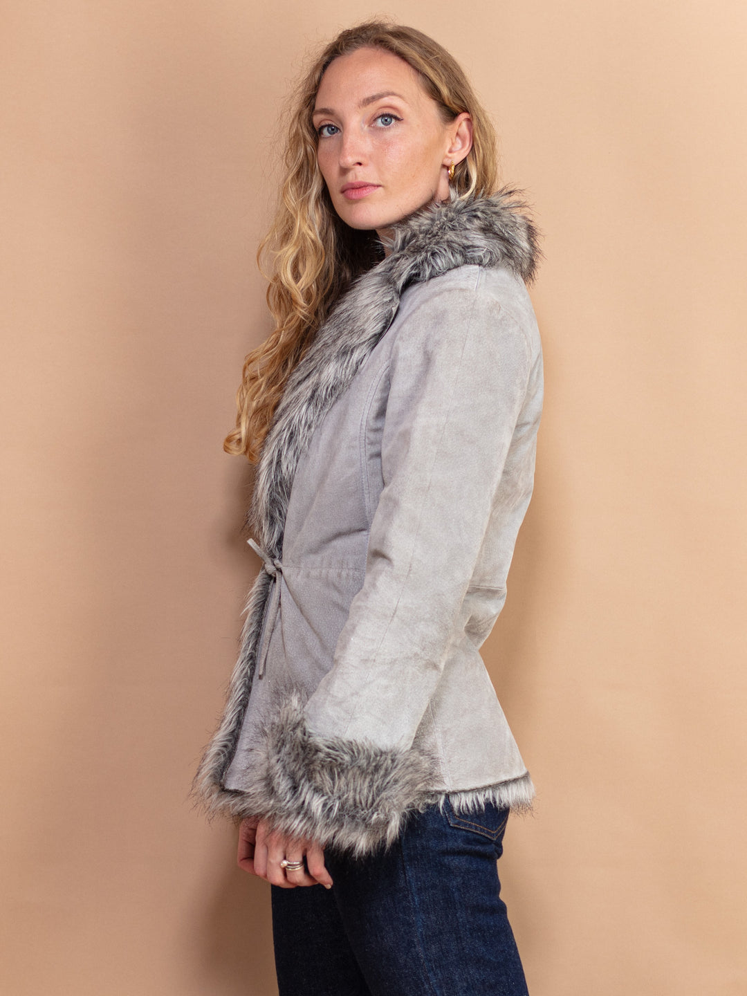 Vintage 00's Women Penny Lane Jacket in Grey - NorthernGrip