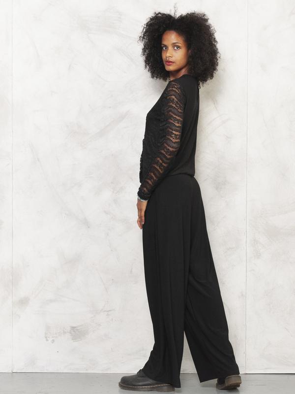 2000's Women Pantsuit in Black - NorthernGrip
