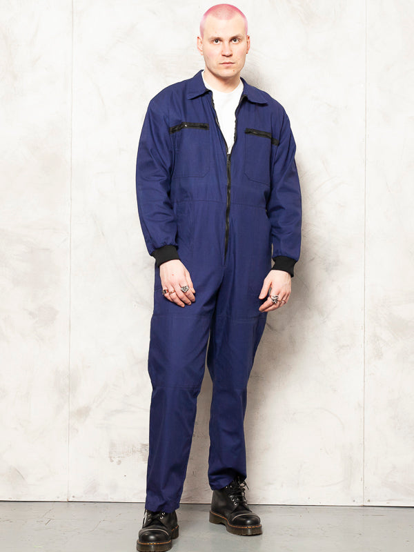 Vintage 90's Blue Men Overalls - NorthernGrip
