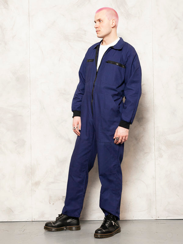 Vintage 90's Blue Men Overalls - NorthernGrip