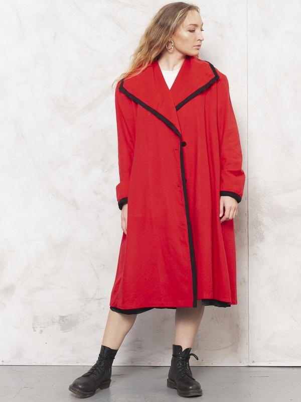 Vintage 80's Women MARIMEKKO Wool Coat - NorthernGrip