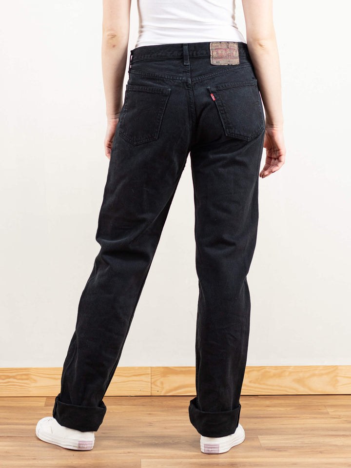 Vintage 90's Women LEVIS 501 Black Jeans - NorthernGrip