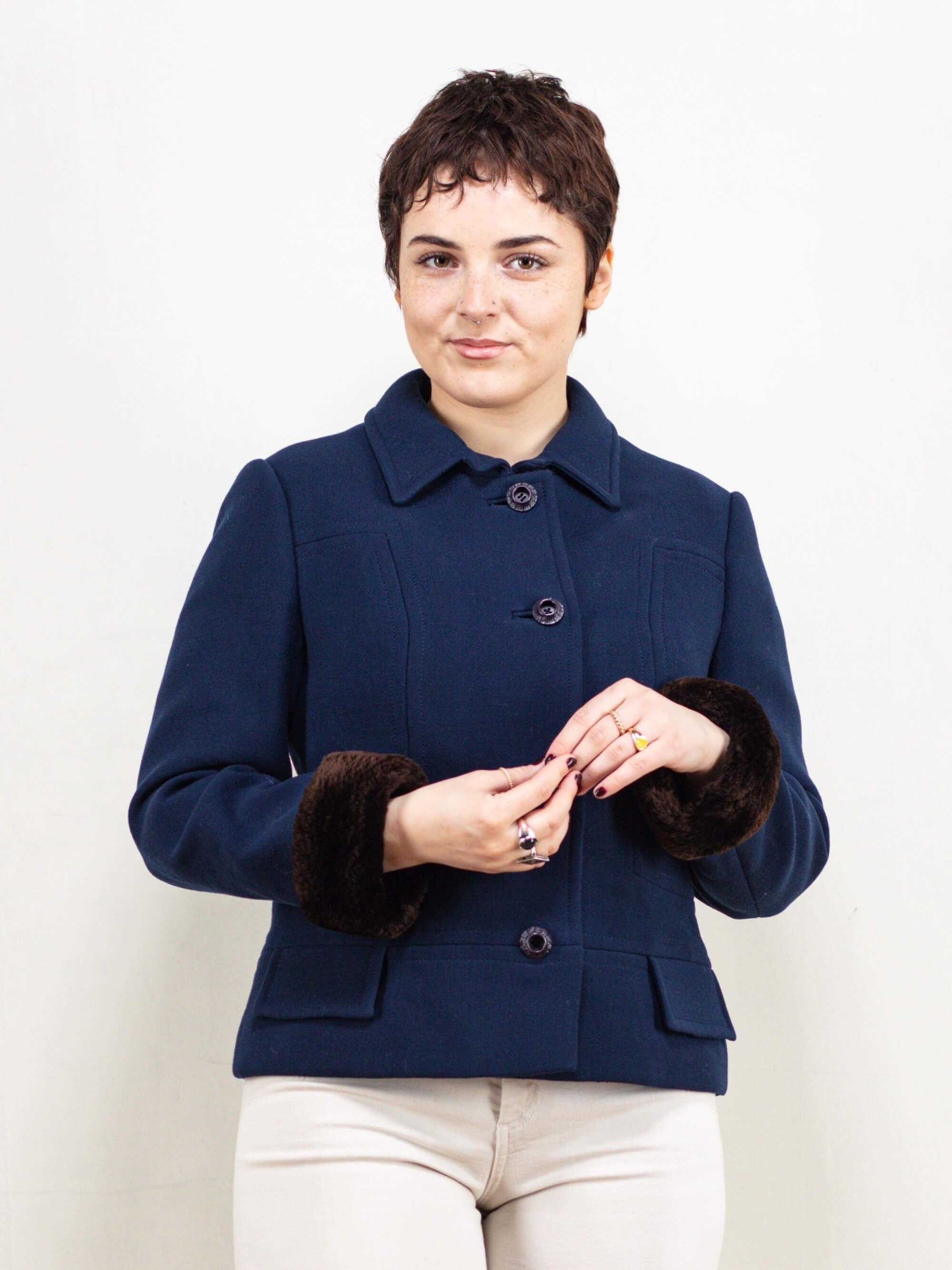 Thick blazer coat womens store