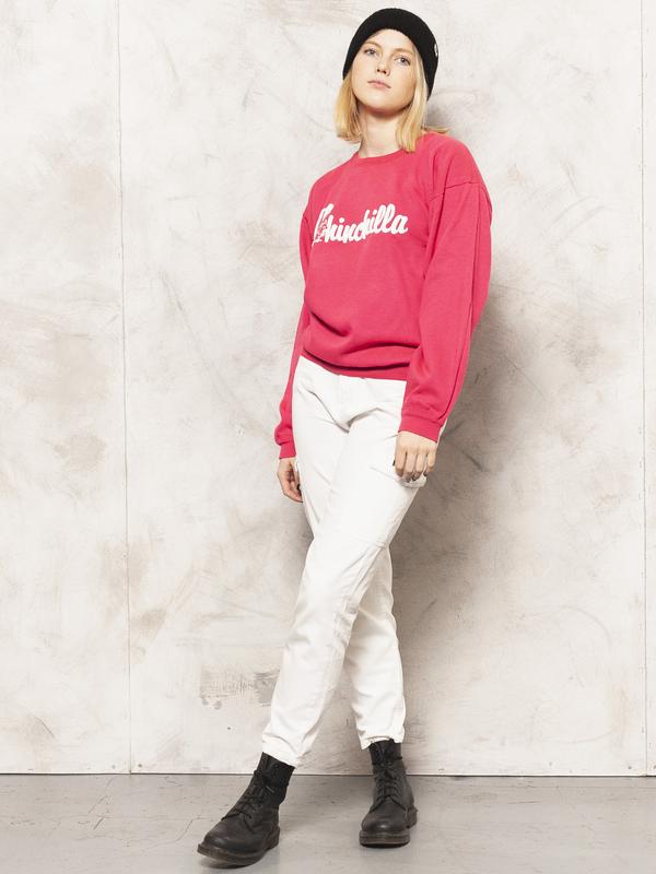 Vintage 90's Pink Chinchilla Women Sweatshirt - NorthernGrip