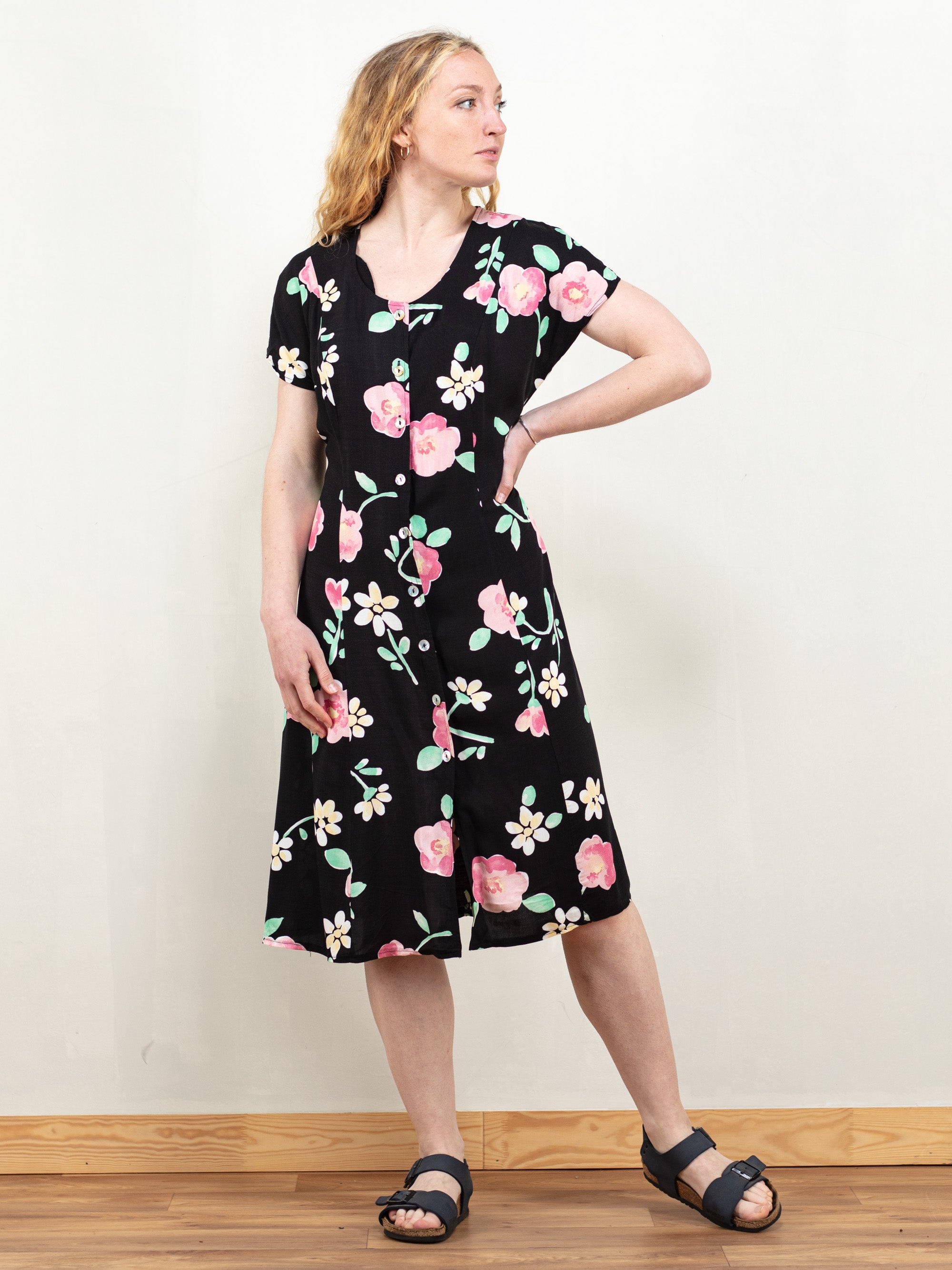 1990s floral dresses outlet