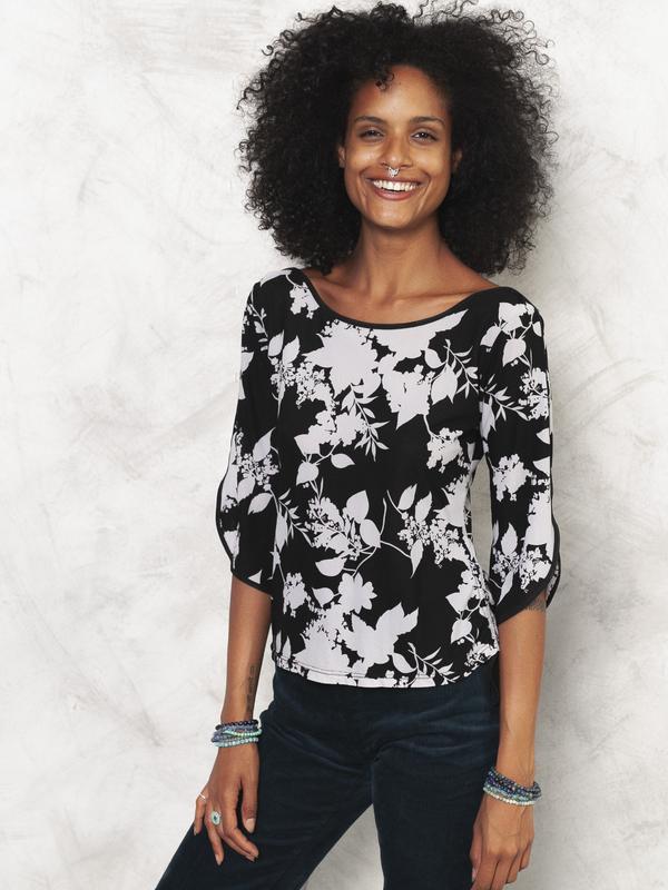 Vintage Floral Mesh Women Blouse NorthernGrip
