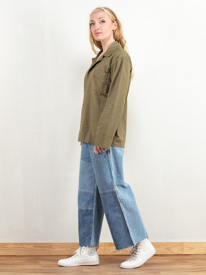Vintage 70's Women Military Shirt - NorthernGrip