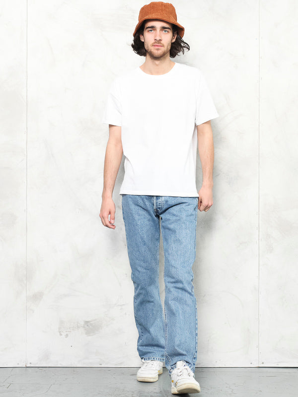 Vintage Y2K Men Blue Jeans - NorthernGrip