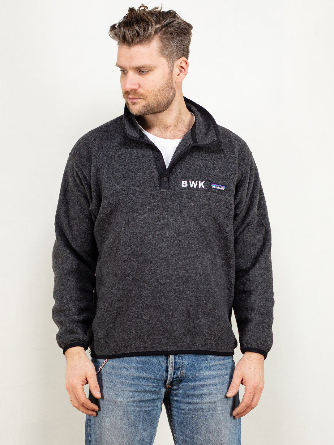 Vintage 80's Men Patagonia Synchilla Snap T Fleece - NorthernGrip