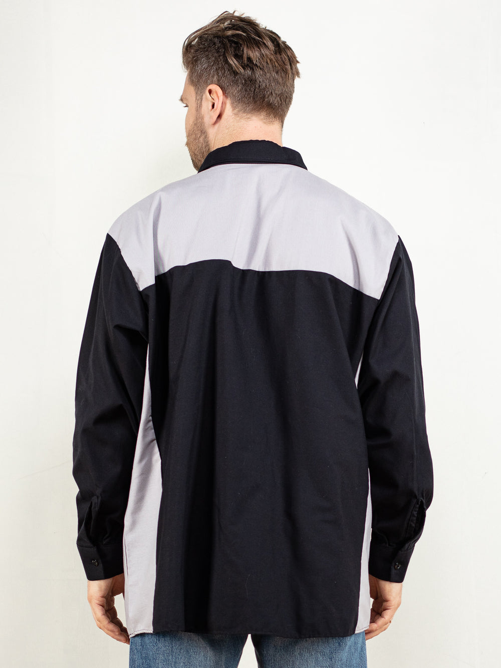 Vintage 00's Men RED KAP Work Shirt in Black - NorthernGrip
