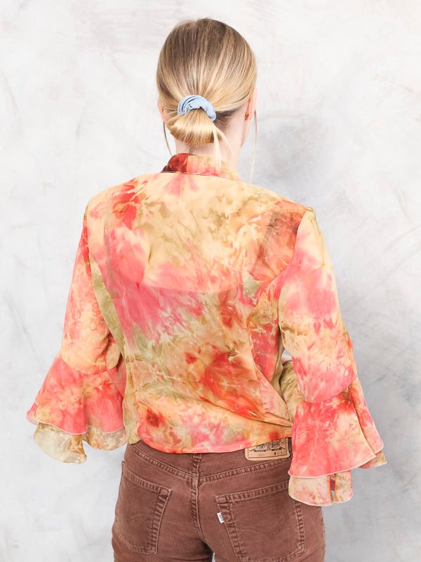 Vintage Y2K Women See Through Blouse - NorthernGrip