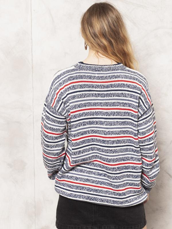 Vintage 90's Cotton Knitted Women Sweater - NorthernGrip