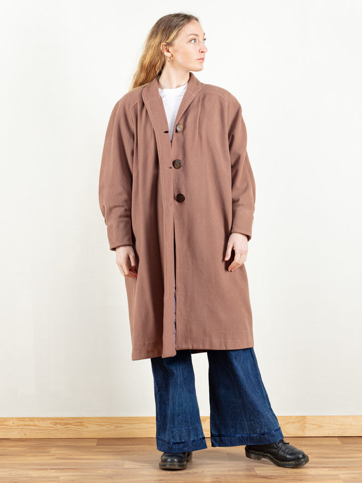 Vintage 60's Women Wool Blend Coat - NorthernGrip