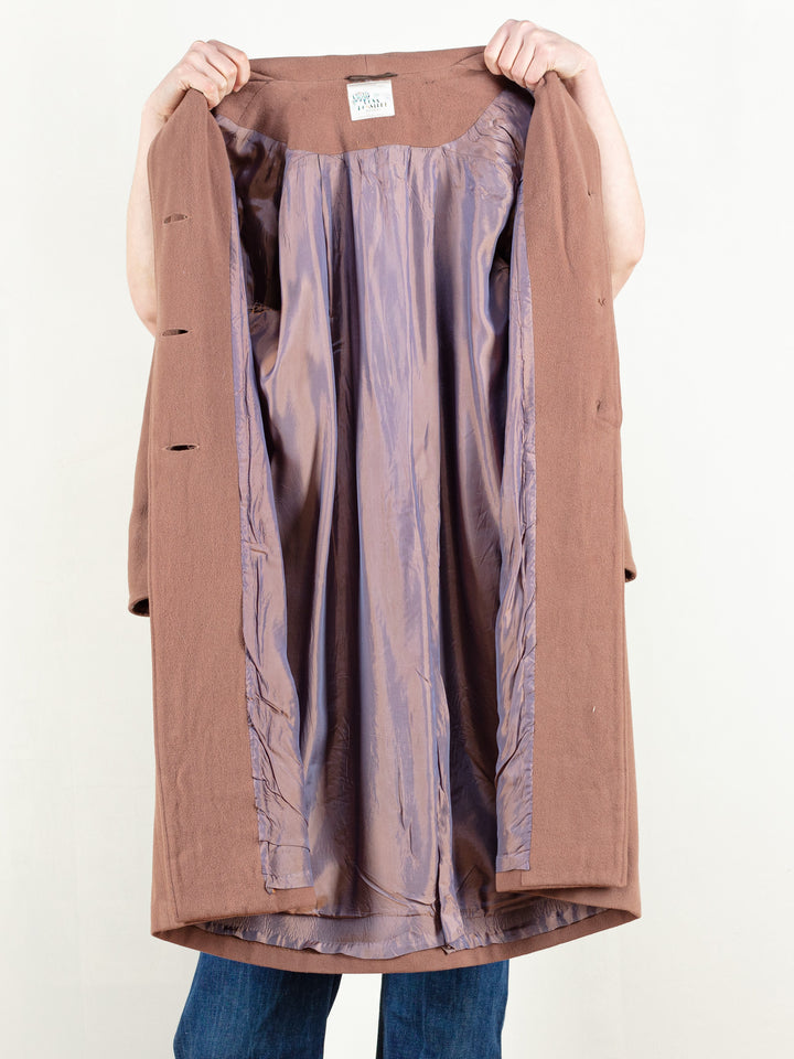 Vintage 60's Women Wool Blend Coat - NorthernGrip