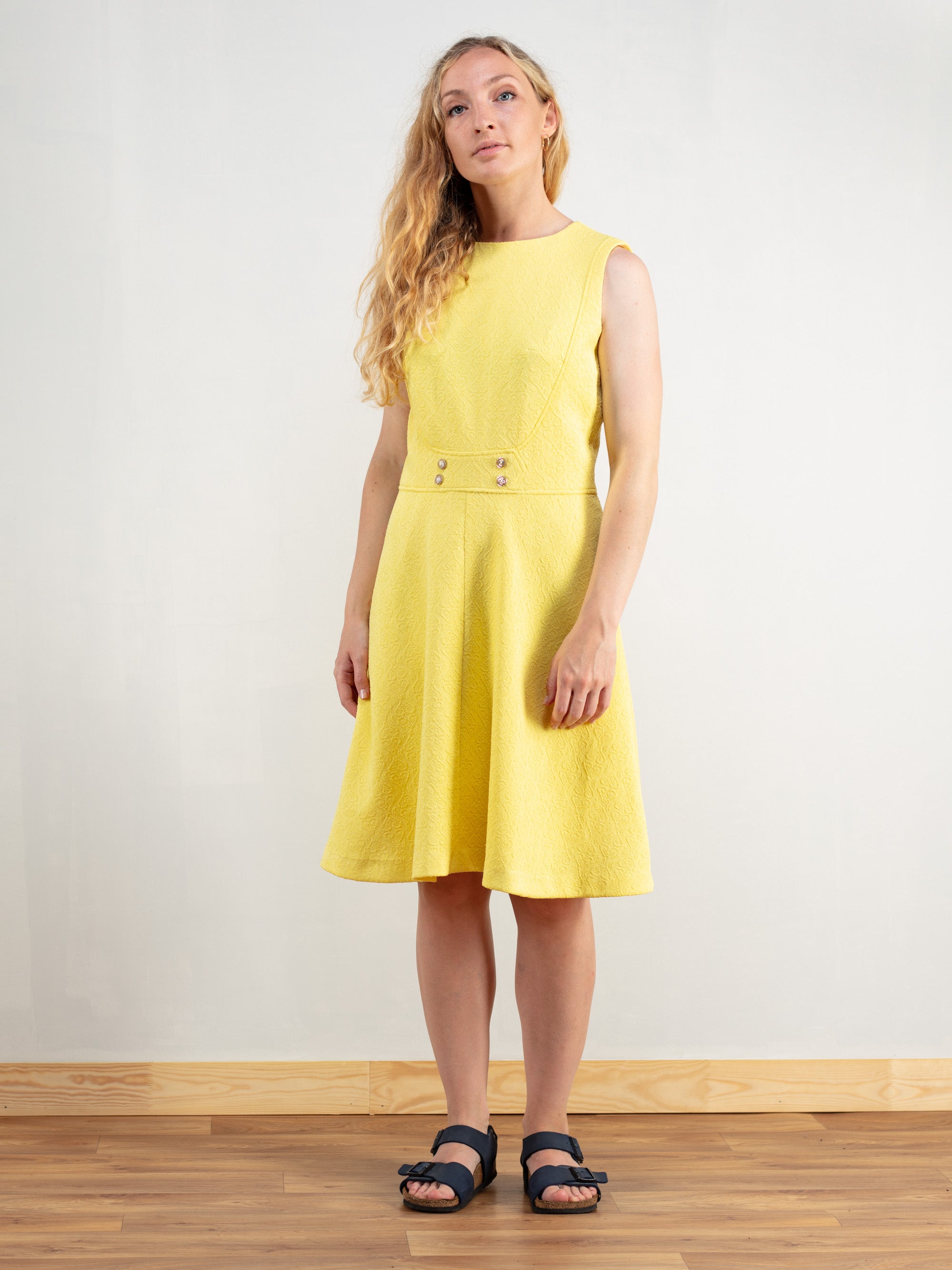 Yellow 70s dress new arrivals
