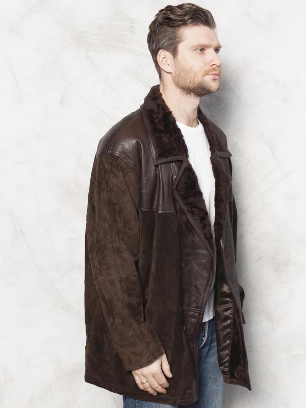 Vintage 80's Men Suede Coat - NorthernGrip