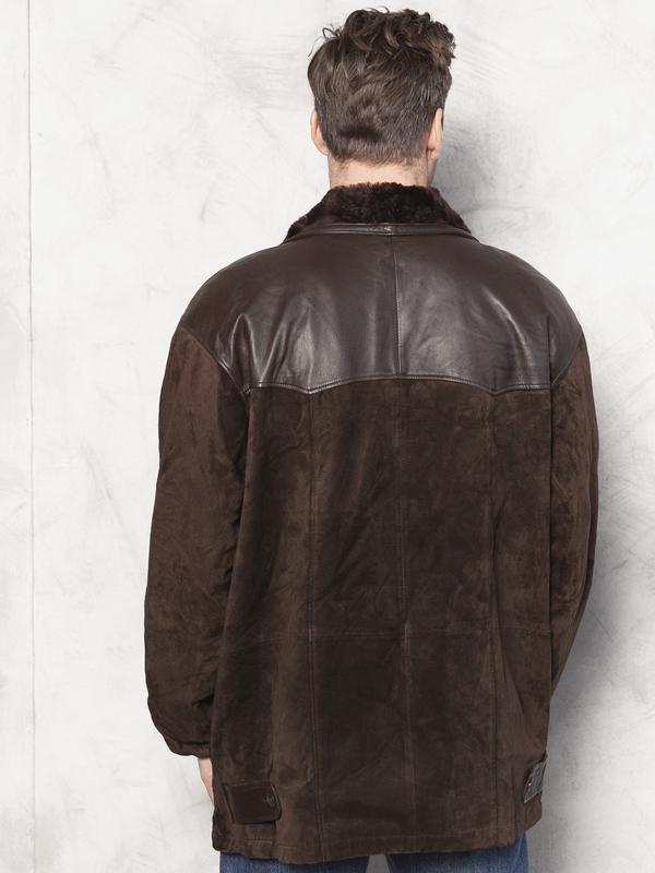 Vintage 80's Men Suede Coat - NorthernGrip
