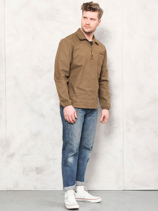 Vintage 90's Men Military Smock Shirt - NorthernGrip
