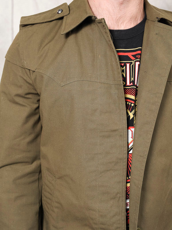 Vintage 80's Men Army Jacket - NorthernGrip
