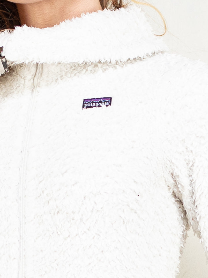 Vintage 90's Women Patagonia Full Zip Fleece in White - NorthernGrip