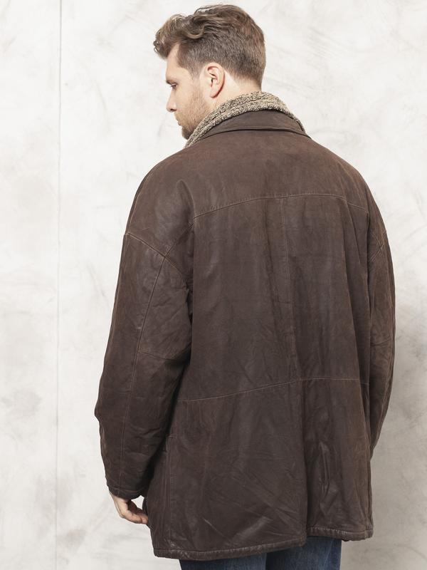 Men Vintage 90's Suede Parka Jacket - NorthernGrip