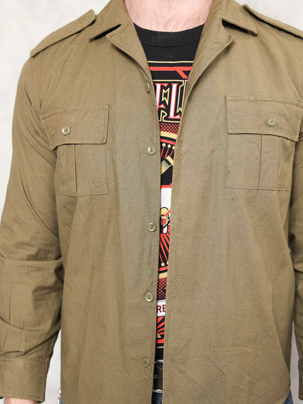 Vintage 70's Men Military Shirt - NorthernGrip