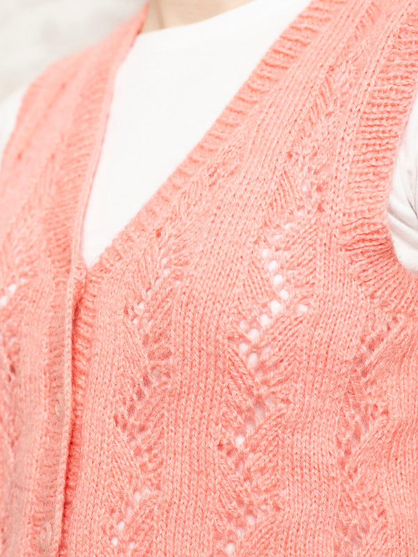 Vintage 70's Pink Waistcoat Vest - NorthernGrip