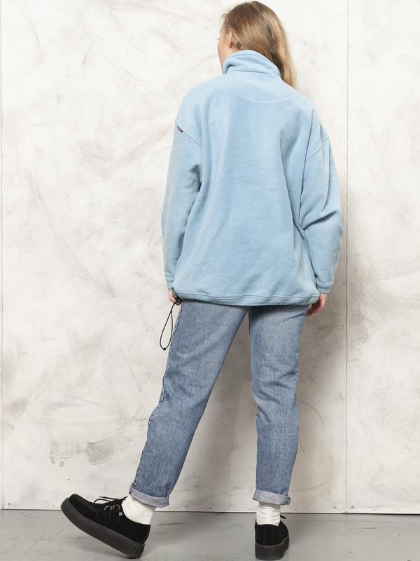 Vintage 80's Baby Blue Women Sweater - NorthernGrip