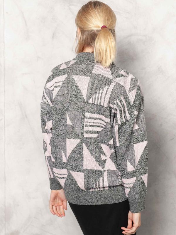 Vintage 80's Women Knitted Cardigan - NorthernGrip