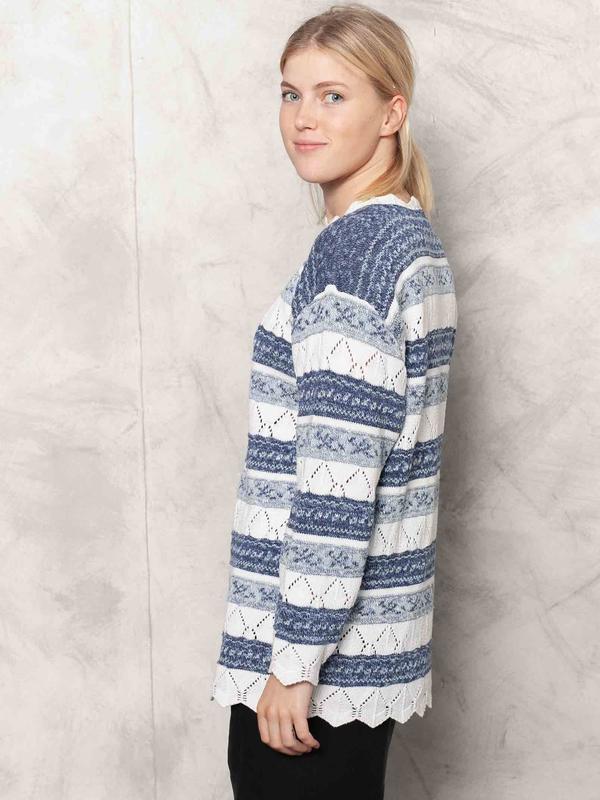 Vintage 80's Knitted Women Sweater - NorthernGrip