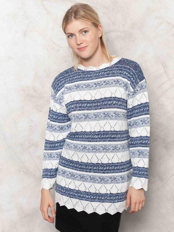 Vintage 80's Knitted Women Sweater - NorthernGrip
