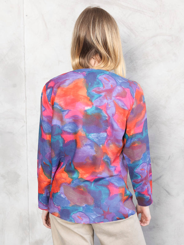 Vintage 80's Women Boho Artist Shirt - NorthernGrip