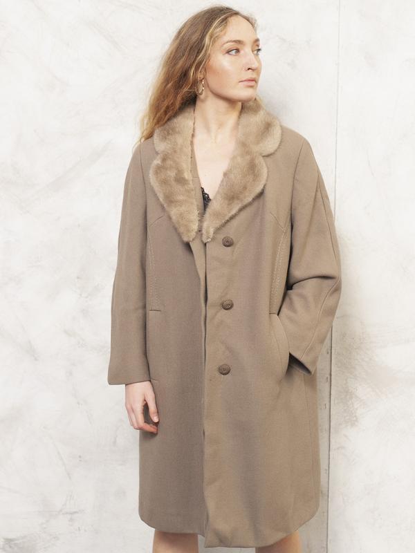 Vintage 80's Women Wool Coat - NorthernGrip