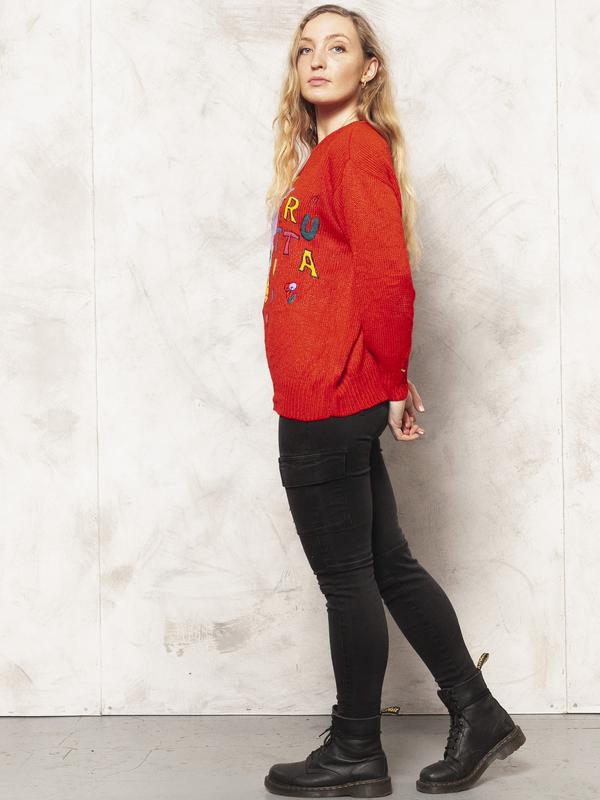 Vintage Patterned Knit Women Sweater - NorthernGrip