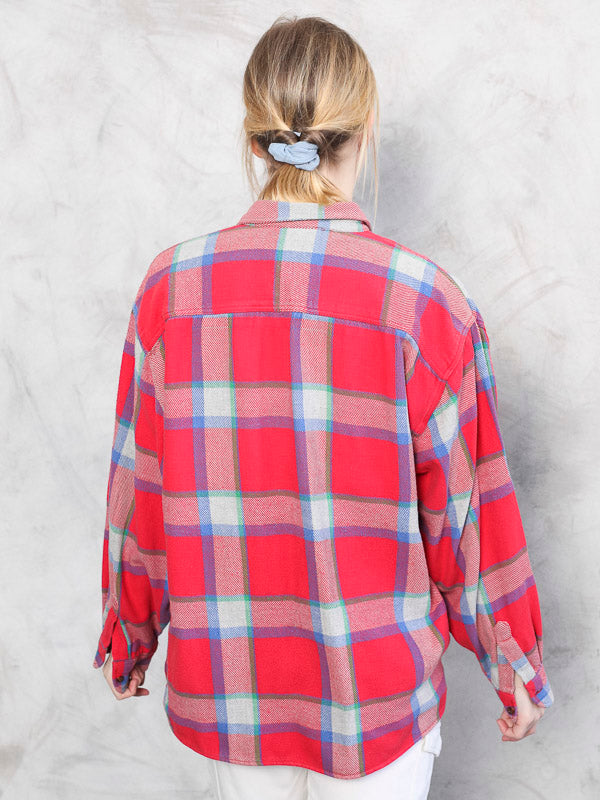 Vintage 90's Women Plaid Shirt - NorthernGrip