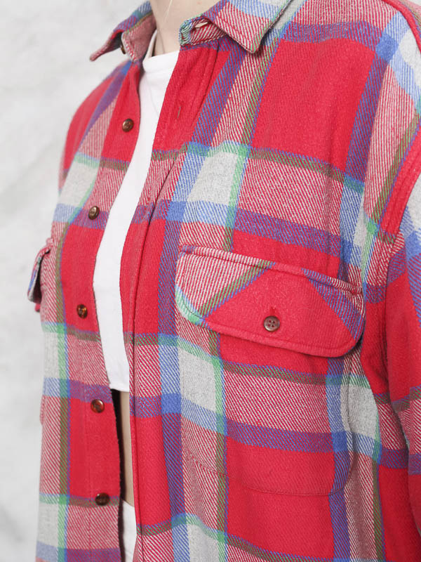 Vintage 90's Women Plaid Shirt - NorthernGrip