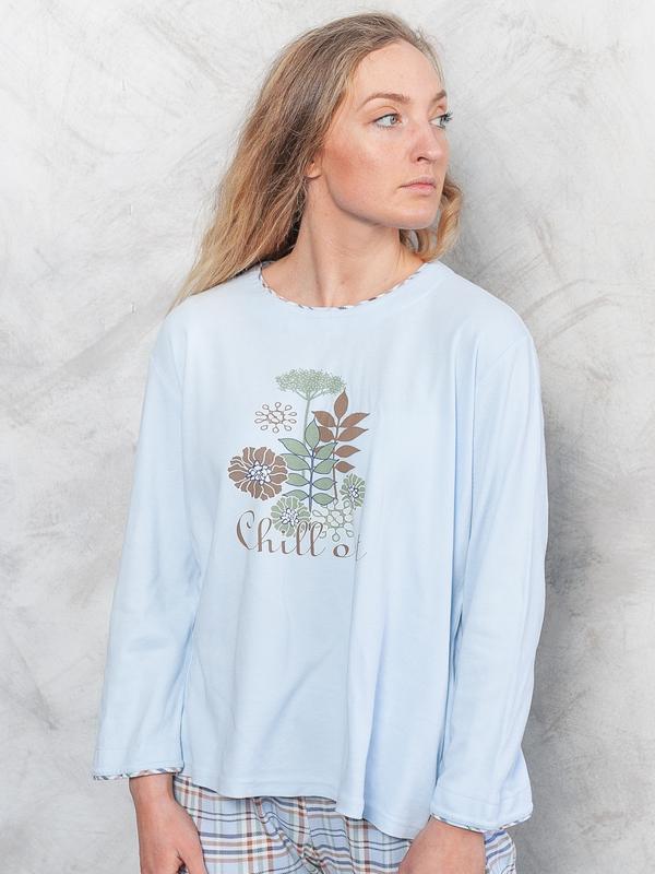 Vintage 90's Women Cotton Pajama Set - NorthernGrip