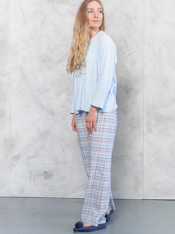 Vintage 90's Women Cotton Pajama Set - NorthernGrip