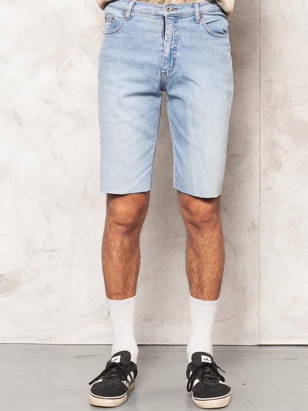 Vintage Cut Off Men Denim Shorts