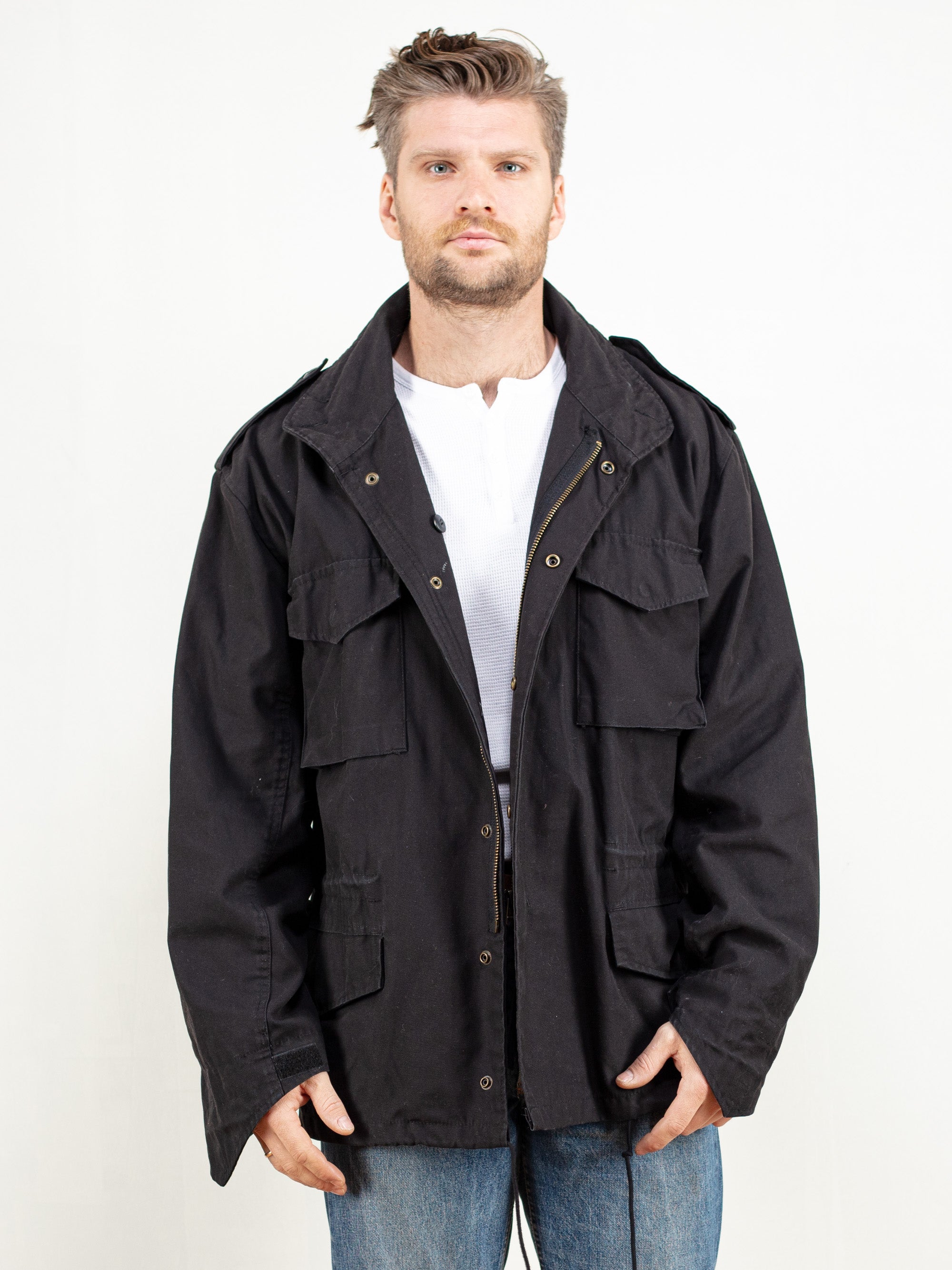 vintage-men-black-parka-jacket