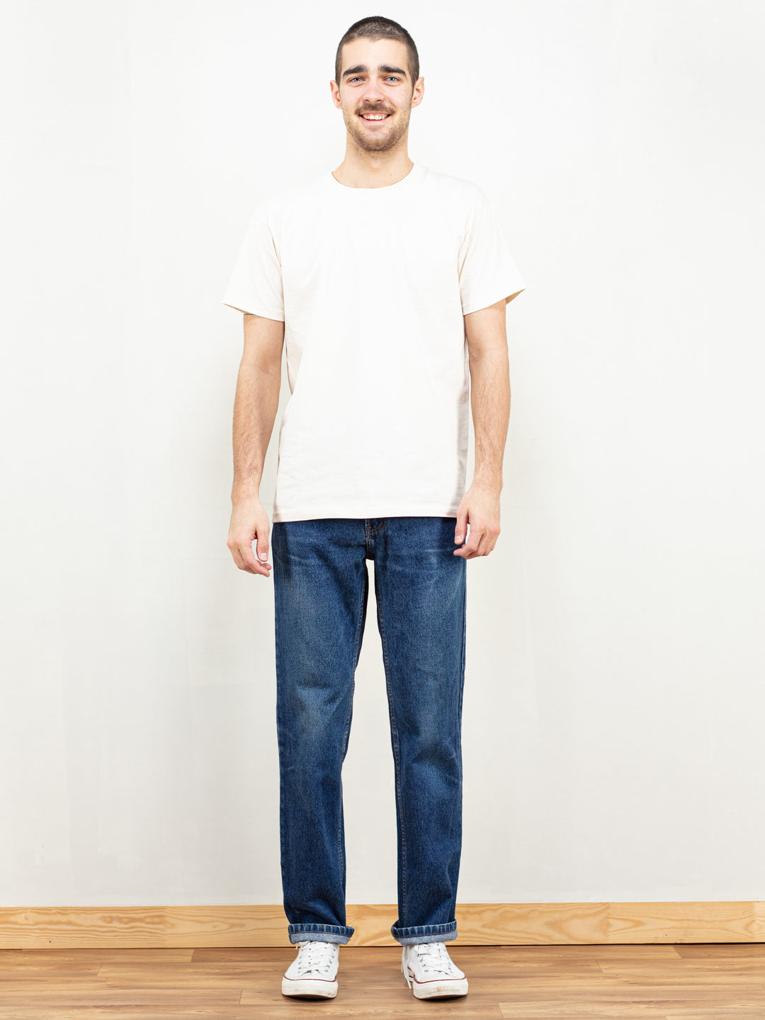 Vintage Men 90's Blue Denim Pants - NorthernGrip