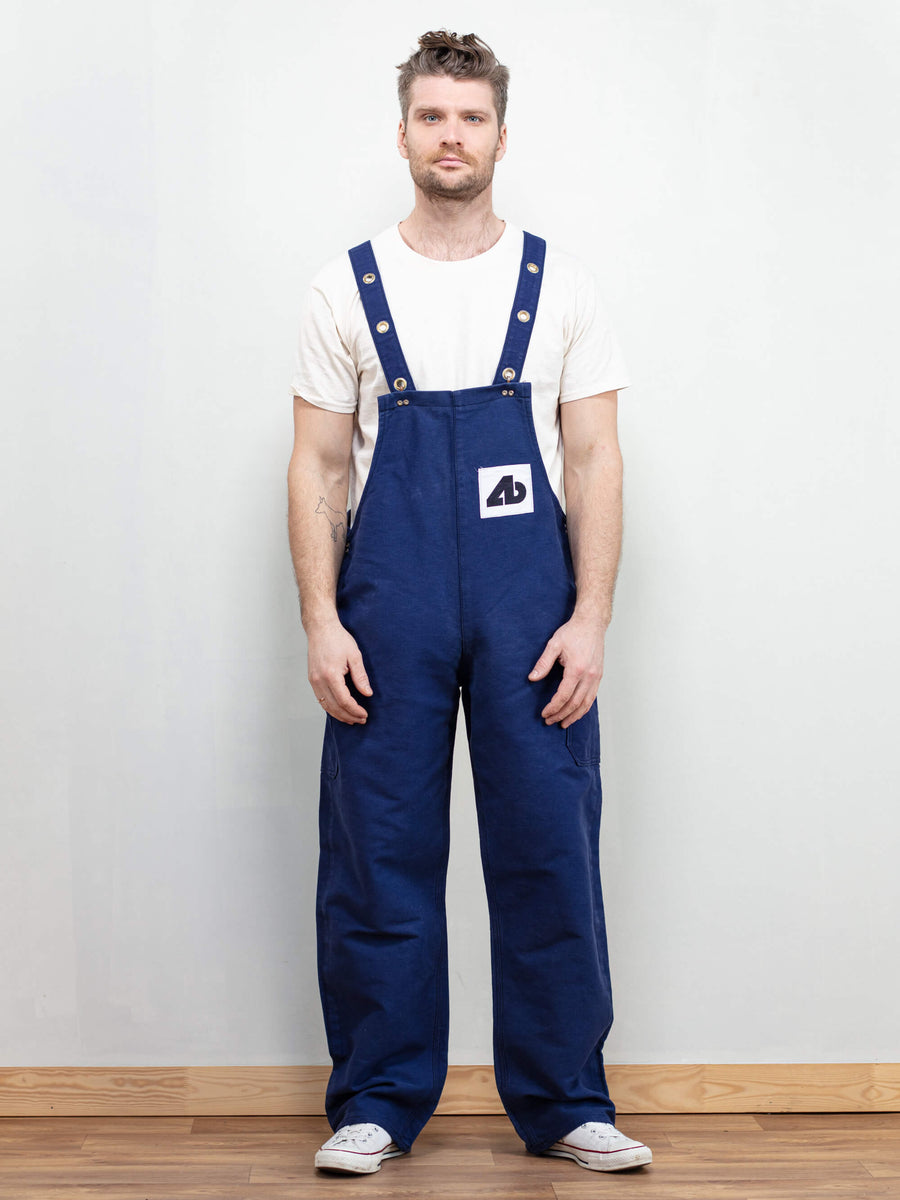 Vintage Men 80's Work Dungarees