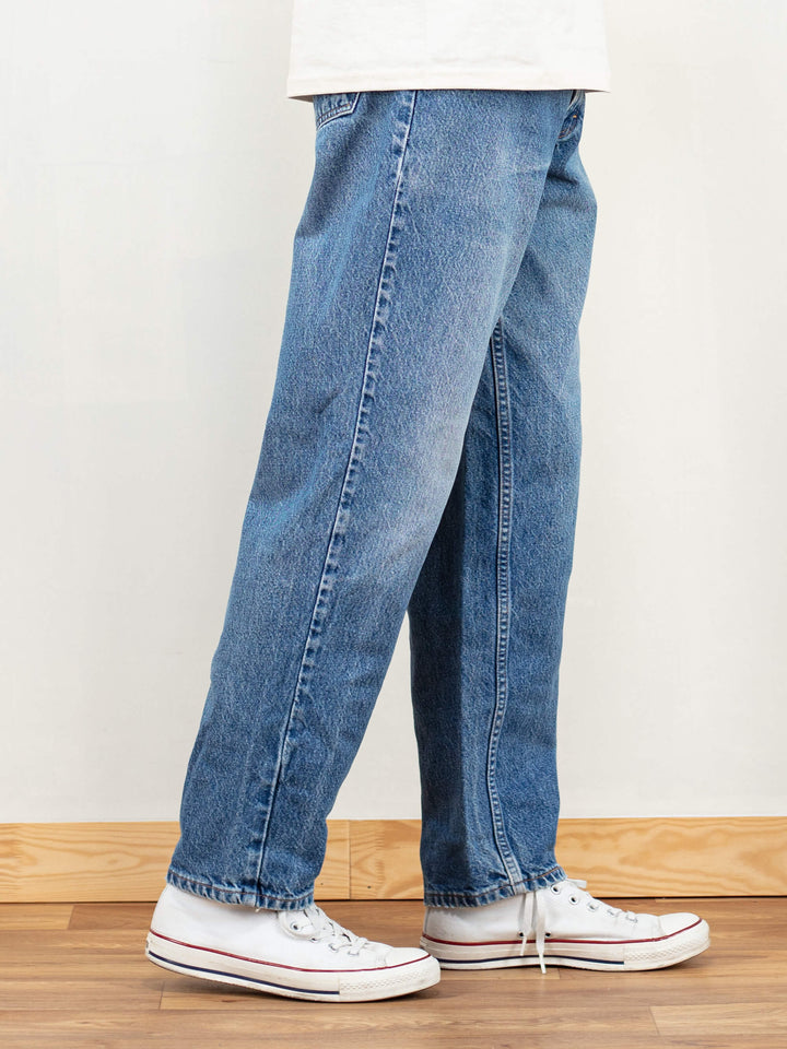 Vintage Men 90's Blue Denim Pants - NorthernGrip